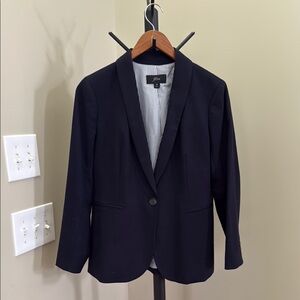 J.Crew Navy Blue Wool Blazer